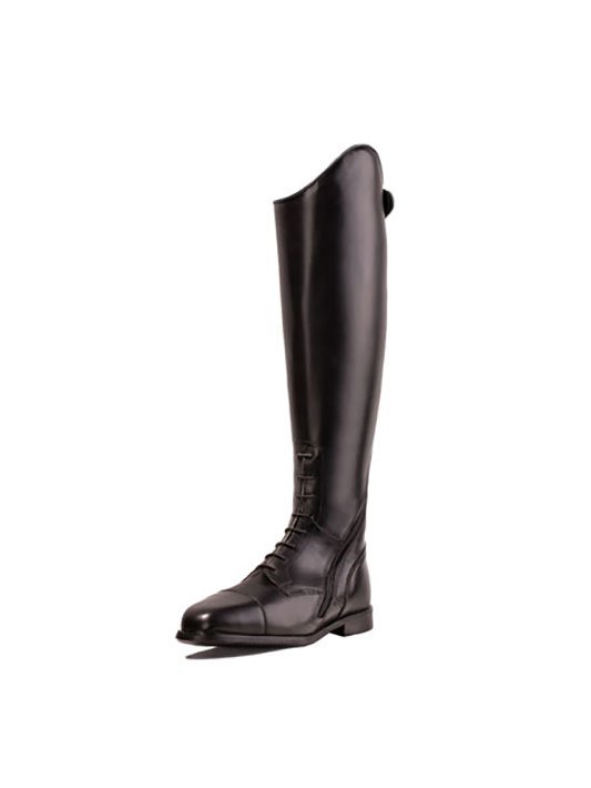 Díjugrató csizma - Fűzős csavart cipzáras